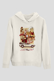 Back to the future Geleceğe Dönüş Beyaz Unisex Kapşonlu Sweatshirt