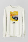 Back to the Future Geleceğe Dönüş Beyaz Unisex Sweatshirt