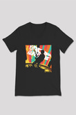 Back to the future Geleceğe Dönüş Siyah Unisex V Yaka Tişört