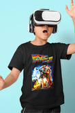 Back to the Future Geleceğe Dönüş Siyah Unisex Çocuk Tişört