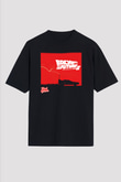 Back to the future Geleceğe Dönüş Siyah Unisex Oversize Tişört