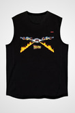 Back to the Future Geleceğe Dönüş Siyah Unisex Kolsuz Tişört