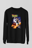 Back to the Future Geleceğe Dönüş Siyah Unisex Sweatshirt