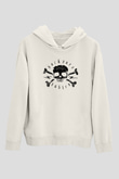 Backyard Babies Beyaz Unisex Kapüşonlu Sweatshirt