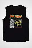 Bad Brains Baskılı Unisex Siyah Kolsuz Tişört