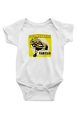 Bad Manners Baskılı Unisex Beyaz Bebek Body - Zıbın