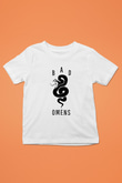 Bad Omens Baskılı Beyaz Unisex Beyaz Çocuk Tişört - Tshirt