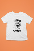 Bad Omens Baskılı Beyaz Unisex Beyaz Çocuk Tişört - Tshirt