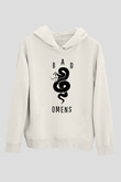 Bad Omens Baskılı Beyaz Unisex Kapüşonlu Sweatshirt