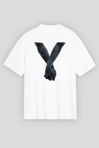 Bad Omens Baskılı Beyaz Unisex Oversize Tişört - Tshirt
