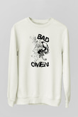Bad Omens Baskılı Beyaz Unisex Sweatshirt
