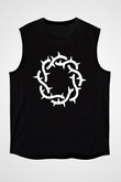 Bad Omens Baskılı Unisex Siyah Kolsuz Tişört - Tshirt
