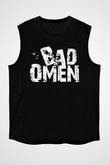 Bad Omens Baskılı Unisex Siyah Kolsuz Tişört - Tshirt