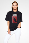 Bad Omens Baskılı Unisex Siyah Oversize Tişört - Tshirt