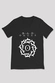 Bad Omens Baskılı Unisex Siyah V Yaka Tişört - Tshirt