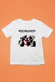 Bad Religion Baskılı Beyaz Unisex Çocuk Tişört