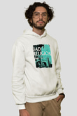 Bad Religion Baskılı Unisex Beyaz Hoodie