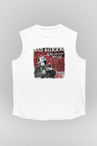 Bad Religion Baskılı Unisex Beyaz Kolsuz Tişört