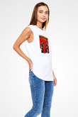 Bad Religion Baskılı Unisex Beyaz Kolsuz Tişört