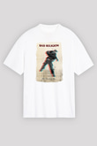 Bad Religion Baskılı Unisex Beyaz Oversize Tişört