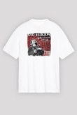 Bad Religion Baskılı Unisex Beyaz Oversize Tişört