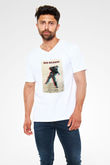 Bad Religion Baskılı Unisex Beyaz V Yaka Tişört