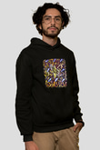 Bad Religion Baskılı Unisex Siyah Hoodie