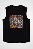 Bad Religion Baskılı Unisex Siyah Kolsuz Tişört