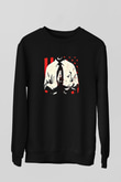 Bad Religion Baskılı Unisex Siyah Sweatshirt
