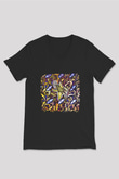 Bad Religion Baskılı Unisex Siyah V Yaka Tişört