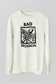 Bad Religion Beyaz Unisex Sweatshirt