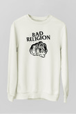 Bad Religion Beyaz Unisex Sweatshirt