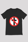 Bad Religion Siyah Unisex V Yaka Tişört T-Shirt