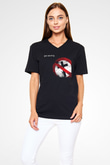 Bad Religion Siyah Unisex V Yaka Tişört T-Shirt