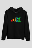 Badanacı Siyah Unisex Kapüşonlu Sweatshirt
