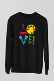 Badanacı Siyah Unisex Sweatshirt
