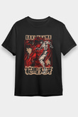 Baki The Grappler Baskılı Unisex Siyah Tişört - Tshirt