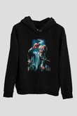 Bakteriyolog Siyah Unisex Kapşonlu Sweatshirt