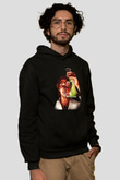 Bakteriyolog Siyah Unisex Kapşonlu Sweatshirt