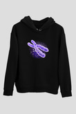Bakteriyolog Siyah Unisex Kapşonlu Sweatshirt