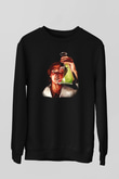 Bakteriyolog Siyah Unisex Sweatshirt