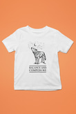 Balance and Composure Baskılı Beyaz Unisex Çocuk Tişört
