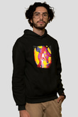 Balance and Composure Baskılı Unisex Siyah Hoodie
