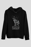Balance and Composure Siyah Unisex Kapüşonlu Sweatshirt