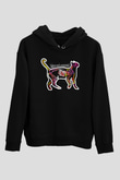 Balance and Composure Siyah Unisex Kapüşonlu Sweatshirt