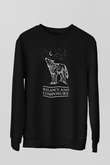 Balance and Composure Siyah Unisex Sweatshirt