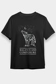 Balance and Composure Siyah Unisex Tişört T-Shirt - TişörtFabrikası
