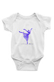 Bale Baskılı Beyaz Unisex Bebek Body - Zıbın