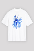 Bale Beyaz Unisex Oversize Tişört T-Shirt