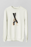Bale Beyaz Unisex Sweatshirt